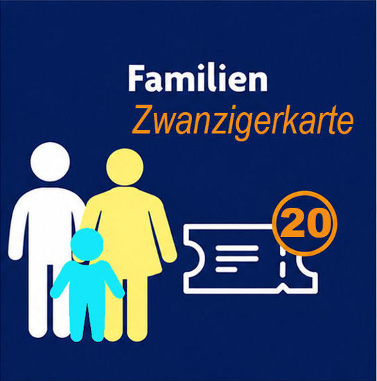 Bild von Zwanzigerkarte Familien